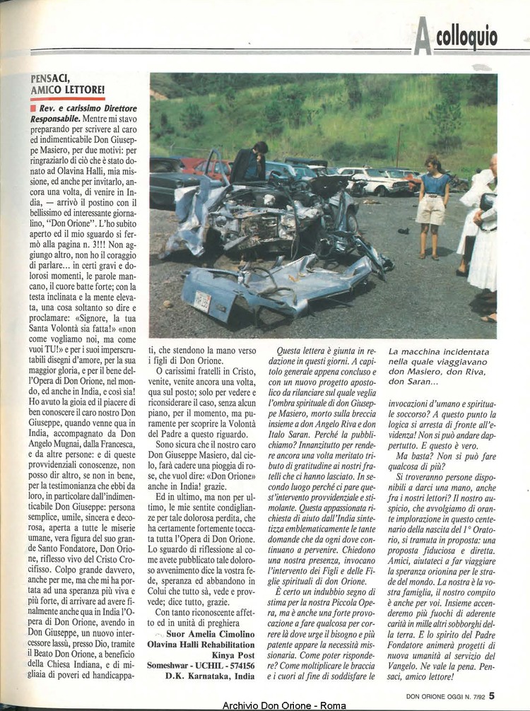 Don Orione oggi, 1992, 07, pagina 5