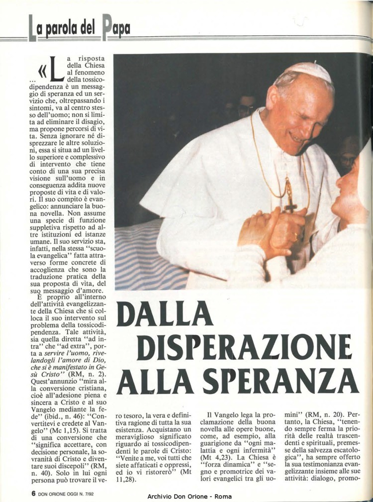 Don Orione oggi, 1992, 07, pagina 6
