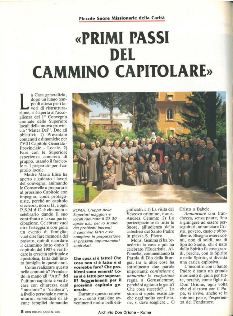 Don Orione oggi, 1992, 07, pagina 8