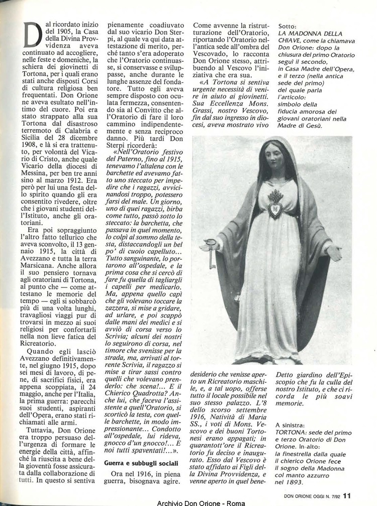 Don Orione oggi, 1992, 07, pagina 11