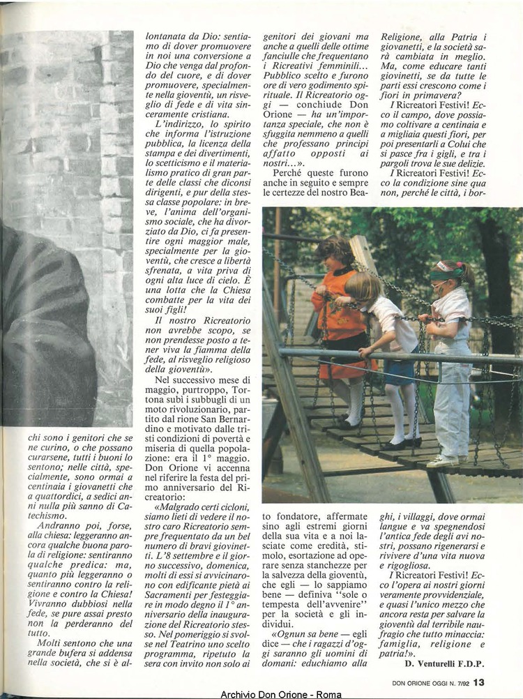 Don Orione oggi, 1992, 07, pagina 13
