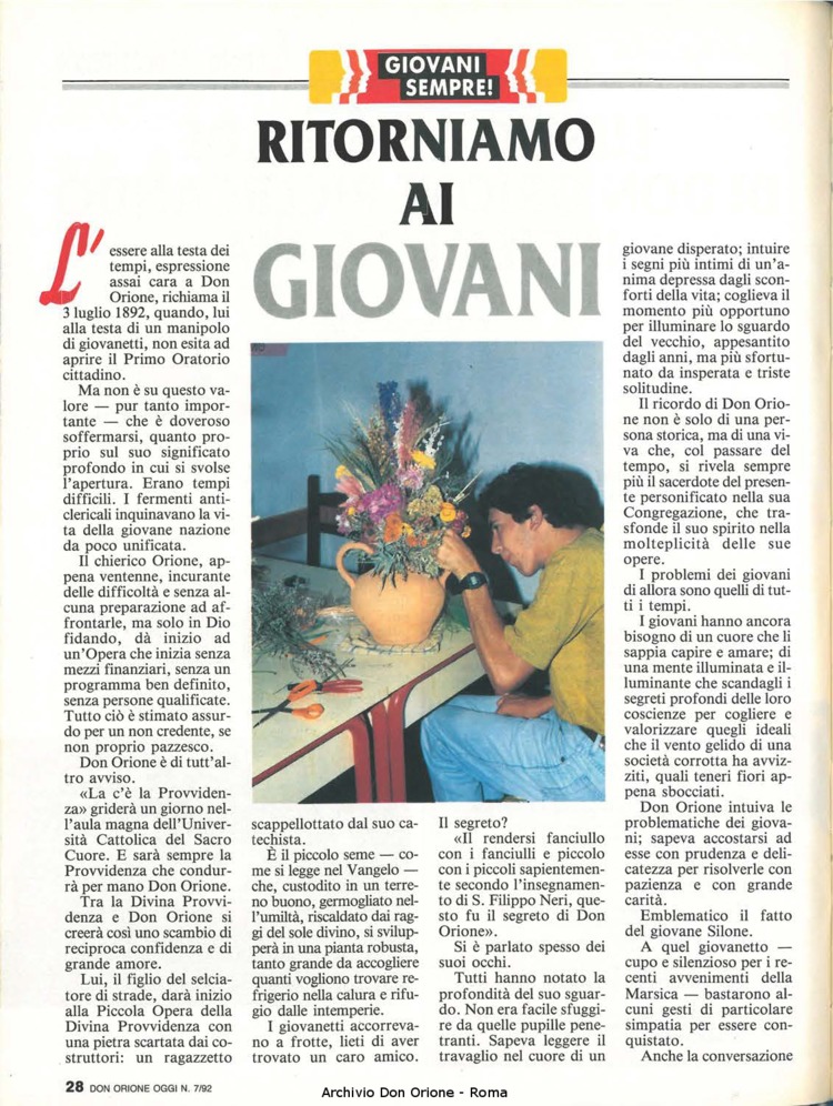 Don Orione oggi, 1992, 07, pagina 28