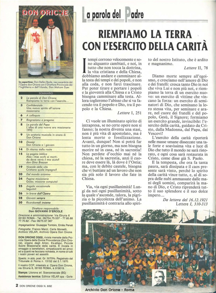 Don Orione oggi, 1992, 08, pagina 2