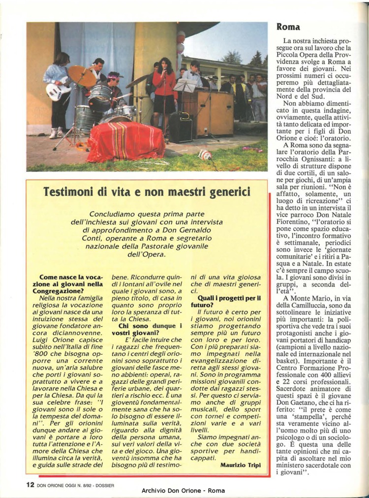 Don Orione oggi, 1992, 08, pagina 12