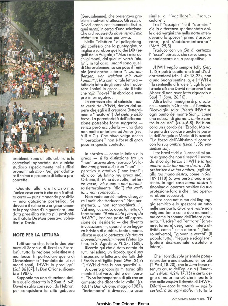 Don Orione oggi, 1992, 08, pagina 17