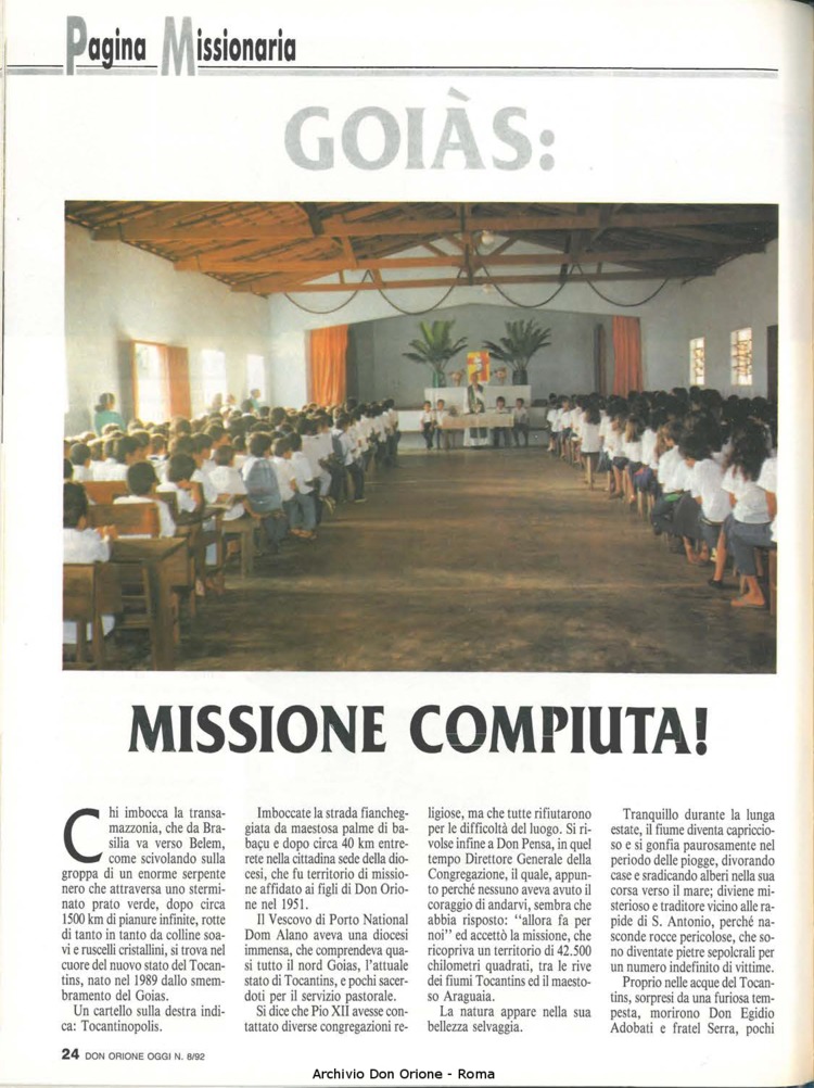 Don Orione oggi, 1992, 08, pagina 24