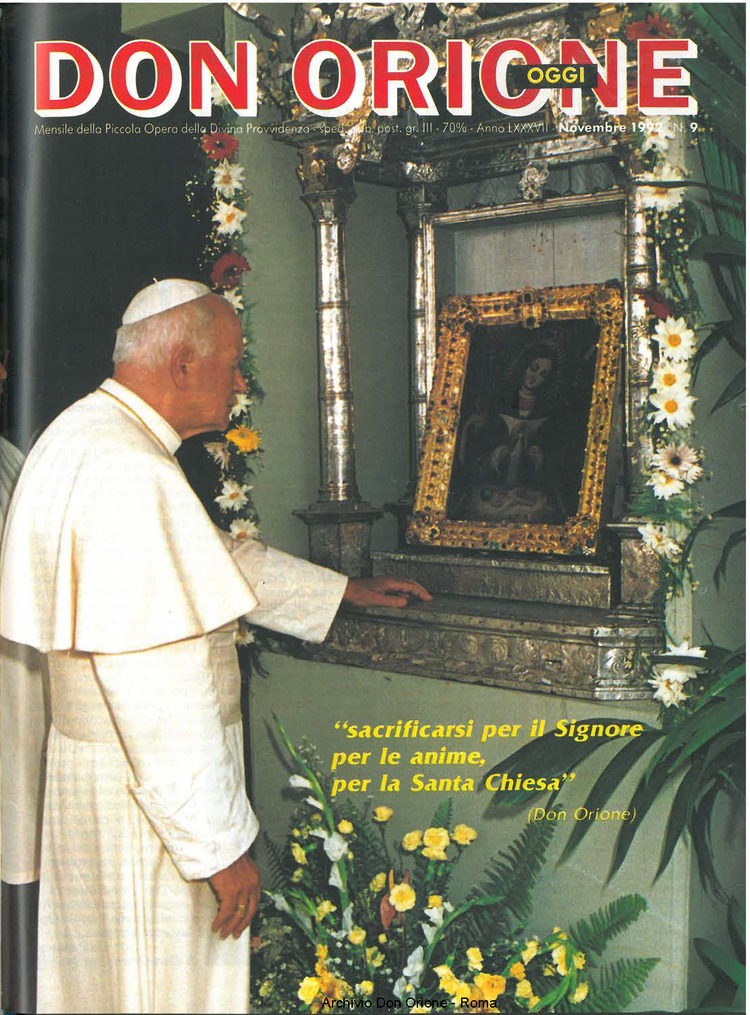 Don Orione oggi, 1992, 09, pagina 1