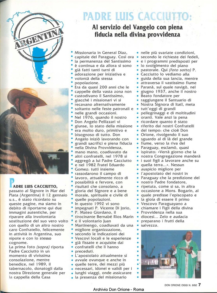 Don Orione oggi, 1992, 09, pagina 7
