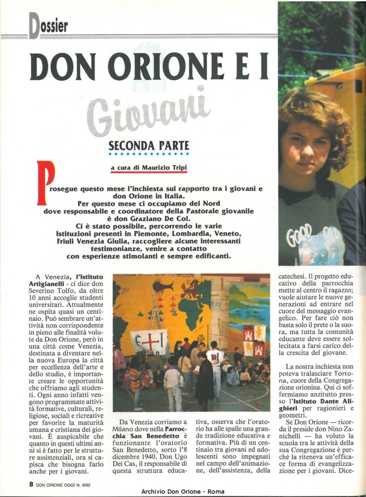 Don Orione oggi, 1992, 09, pagina 8
