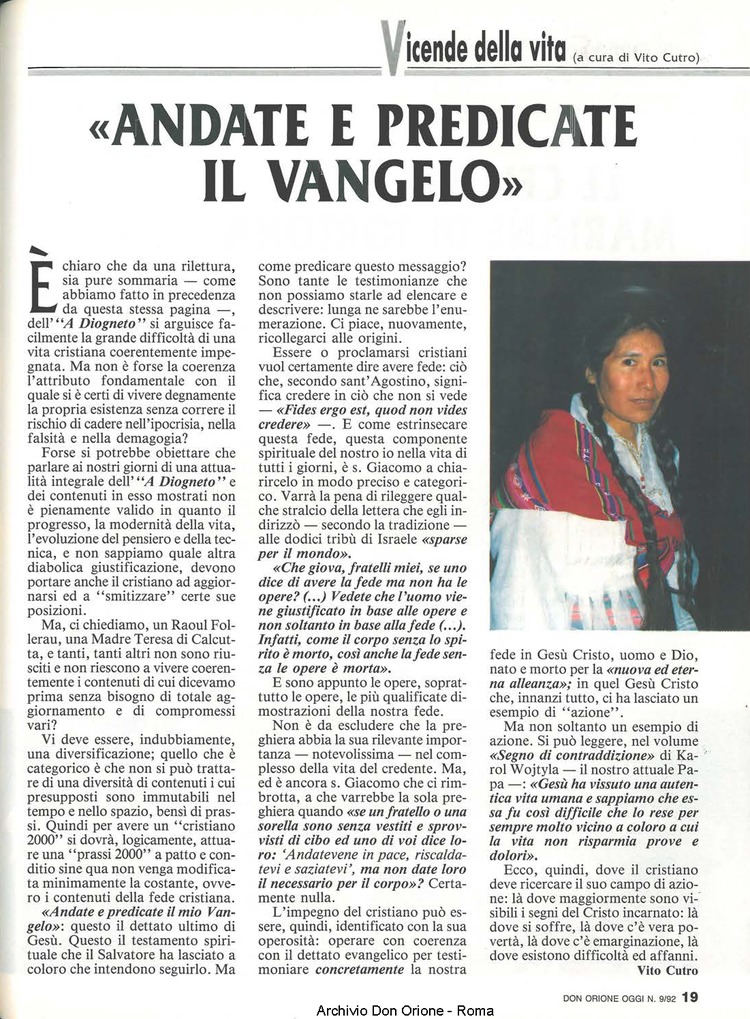 Don Orione oggi, 1992, 09, pagina 19