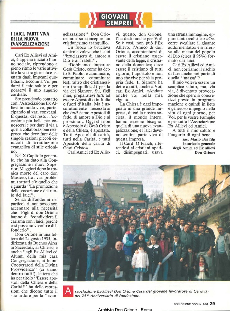 Don Orione oggi, 1992, 09, pagina 29