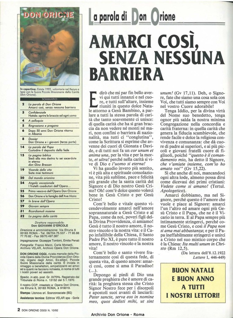 Don Orione oggi, 1992, 10, pagina 2