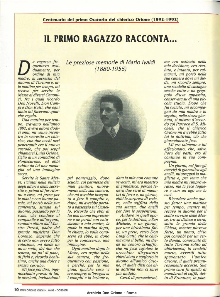 Don Orione oggi, 1992, 10, pagina 10