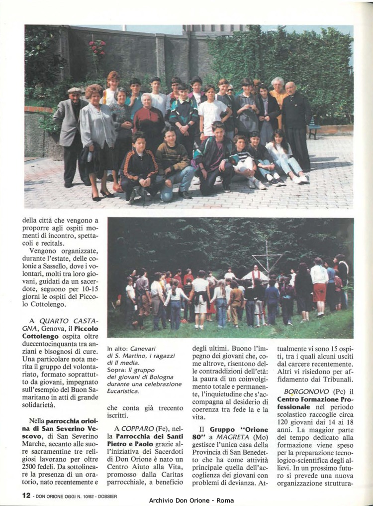 Don Orione oggi, 1992, 10, pagina 12