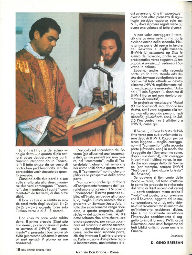 Don Orione oggi, 1992, 10, pagina 18