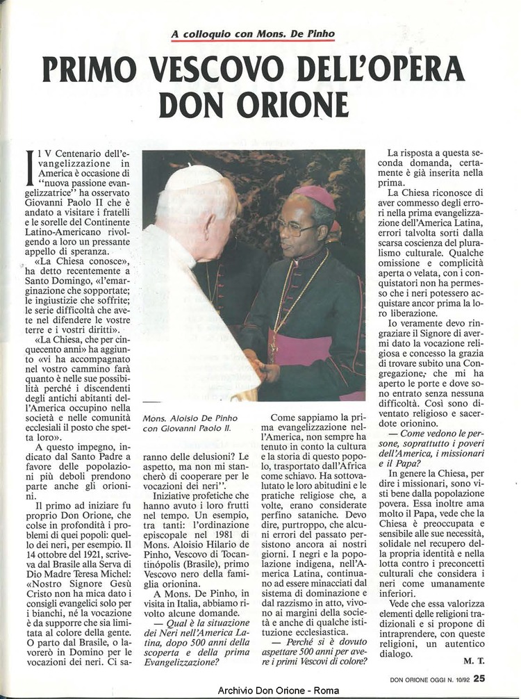 Don Orione oggi, 1992, 10, pagina 25