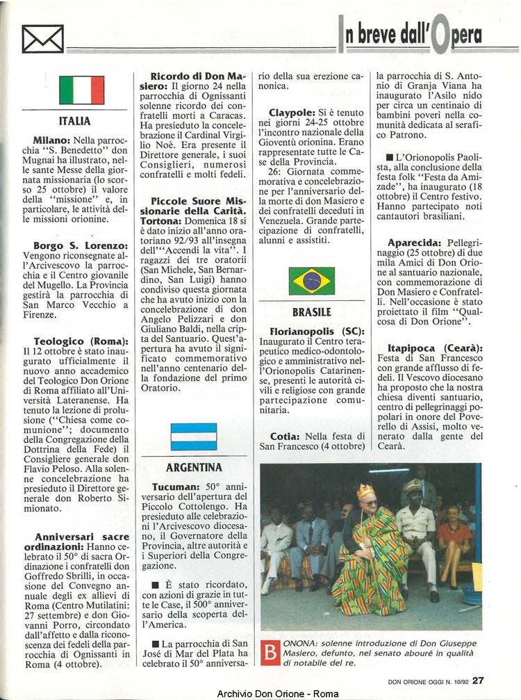 Don Orione oggi, 1992, 10, pagina 27