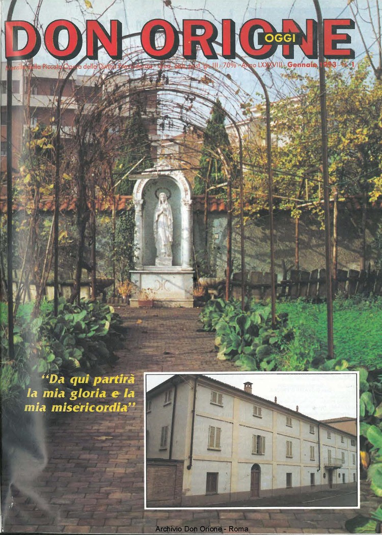 Don Orione oggi, 1993, 01, pagina 1