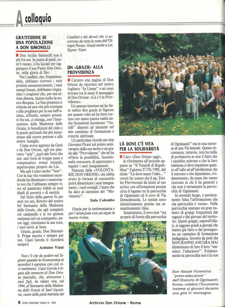Don Orione oggi, 1993, 01, pagina 6