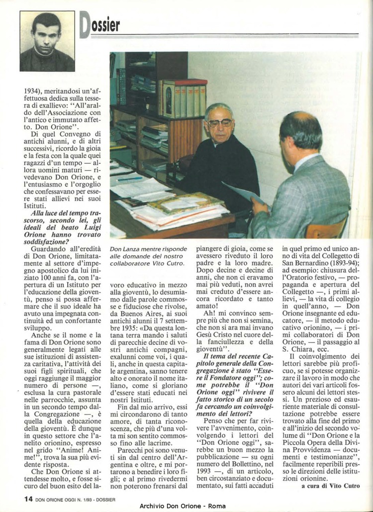 Don Orione oggi, 1993, 01, pagina 14