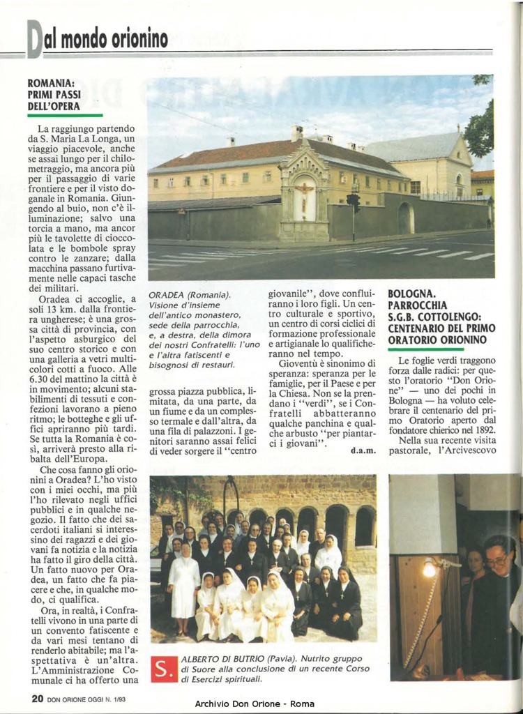 Don Orione oggi, 1993, 01, pagina 20