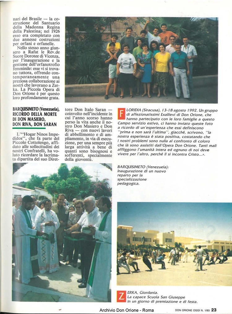 Don Orione oggi, 1993, 01, pagina 23