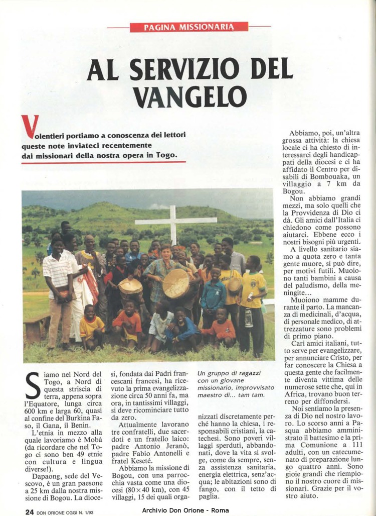 Don Orione oggi, 1993, 01, pagina 24