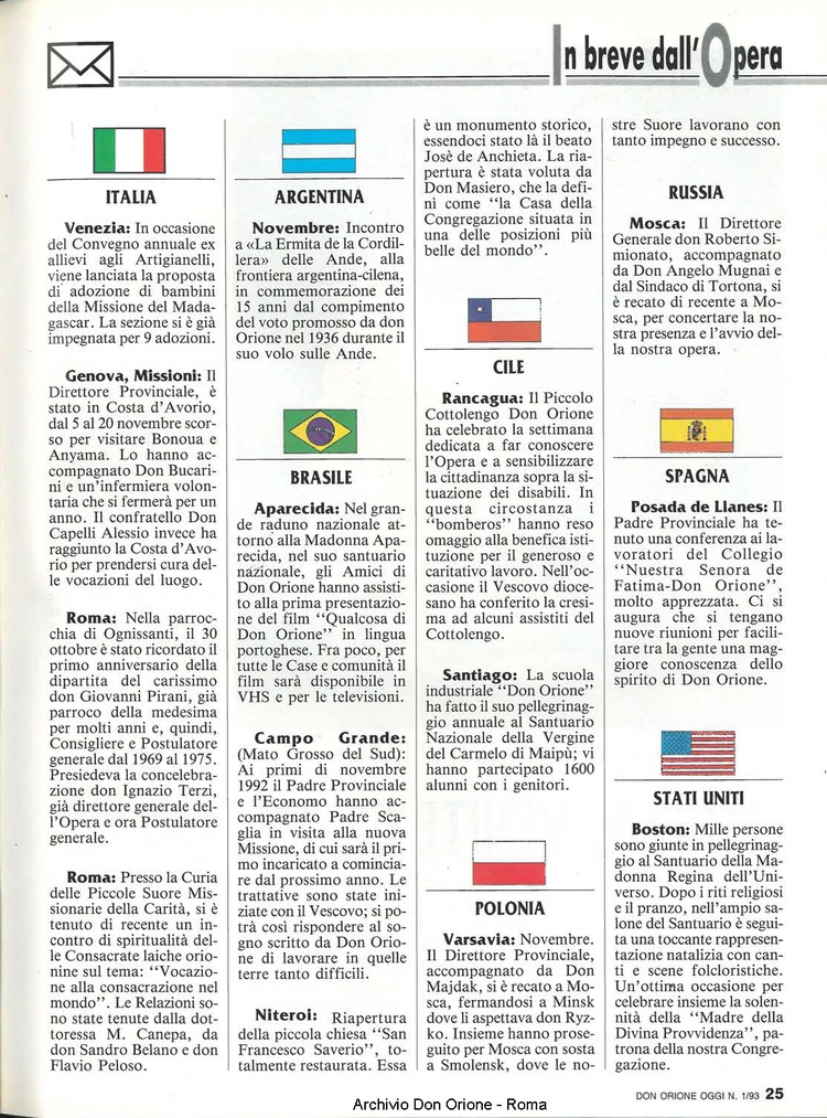 Don Orione oggi, 1993, 01, pagina 25