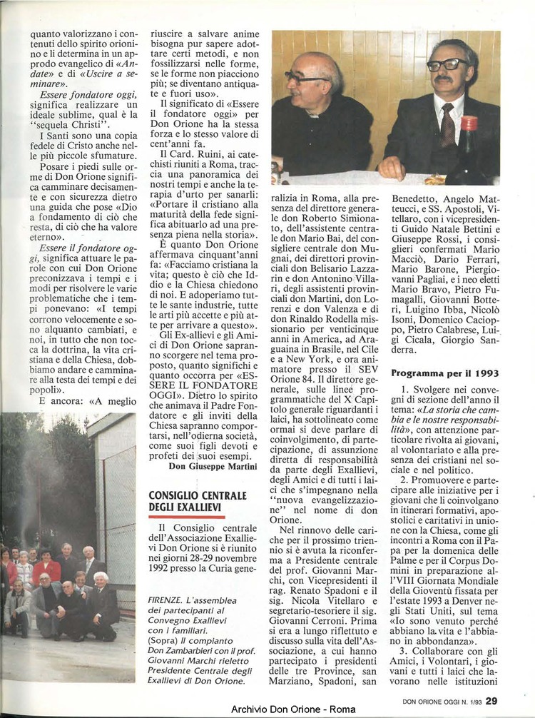 Don Orione oggi, 1993, 01, pagina 29