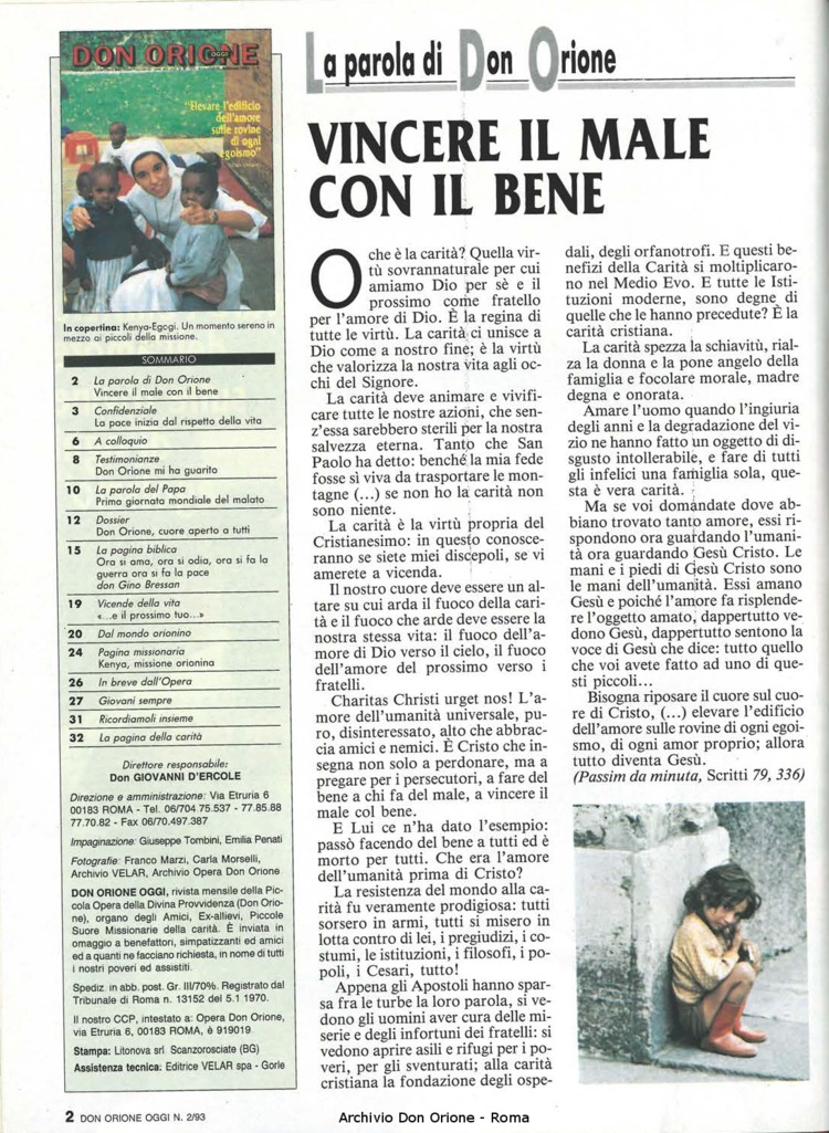 Don Orione oggi, 1993, 02, pagina 2
