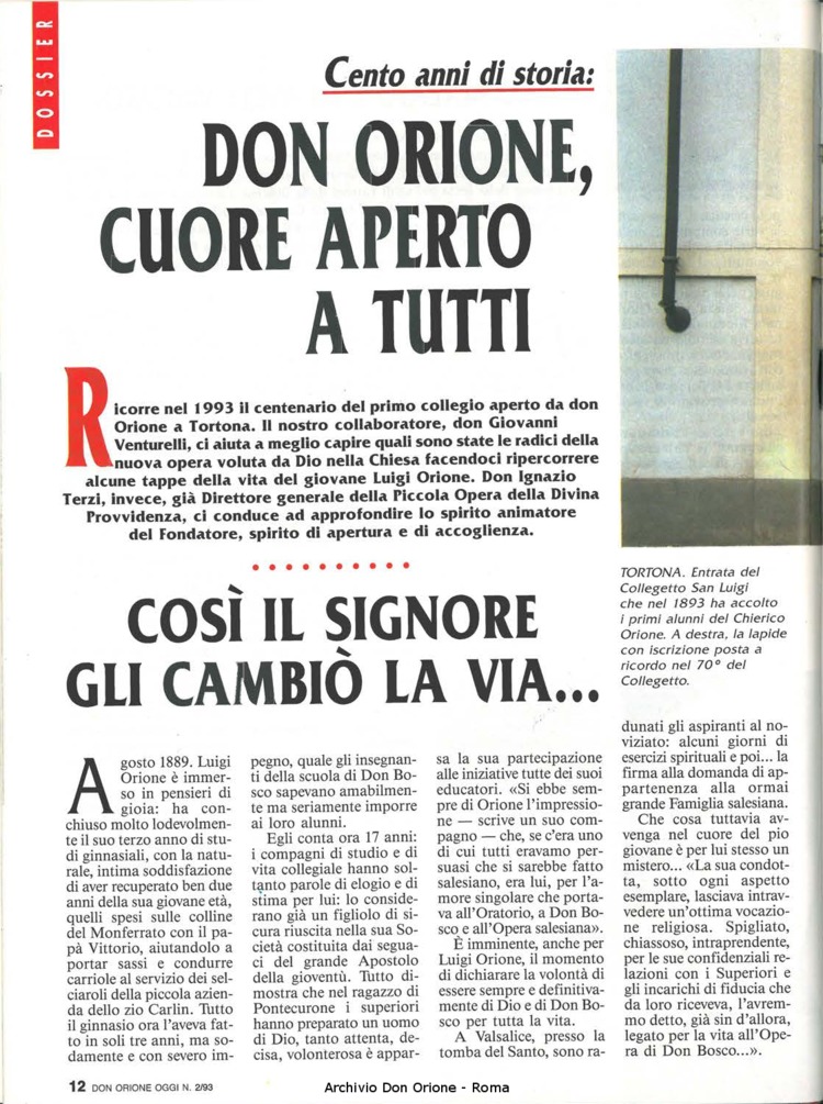 Don Orione oggi, 1993, 02, pagina 12