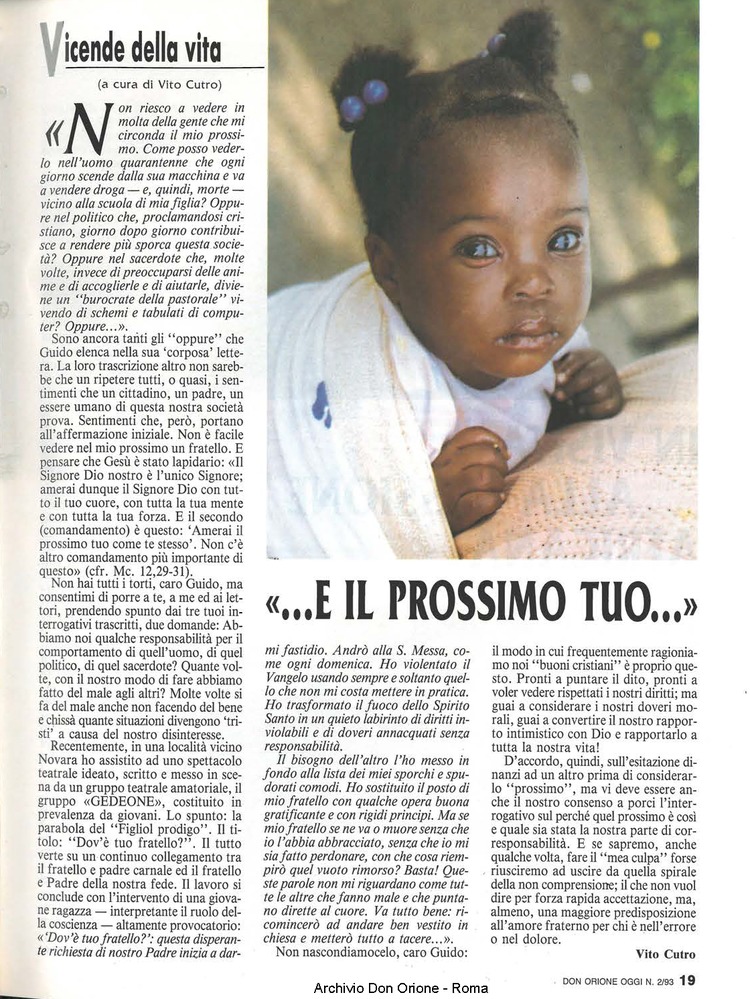 Don Orione oggi, 1993, 02, pagina 19