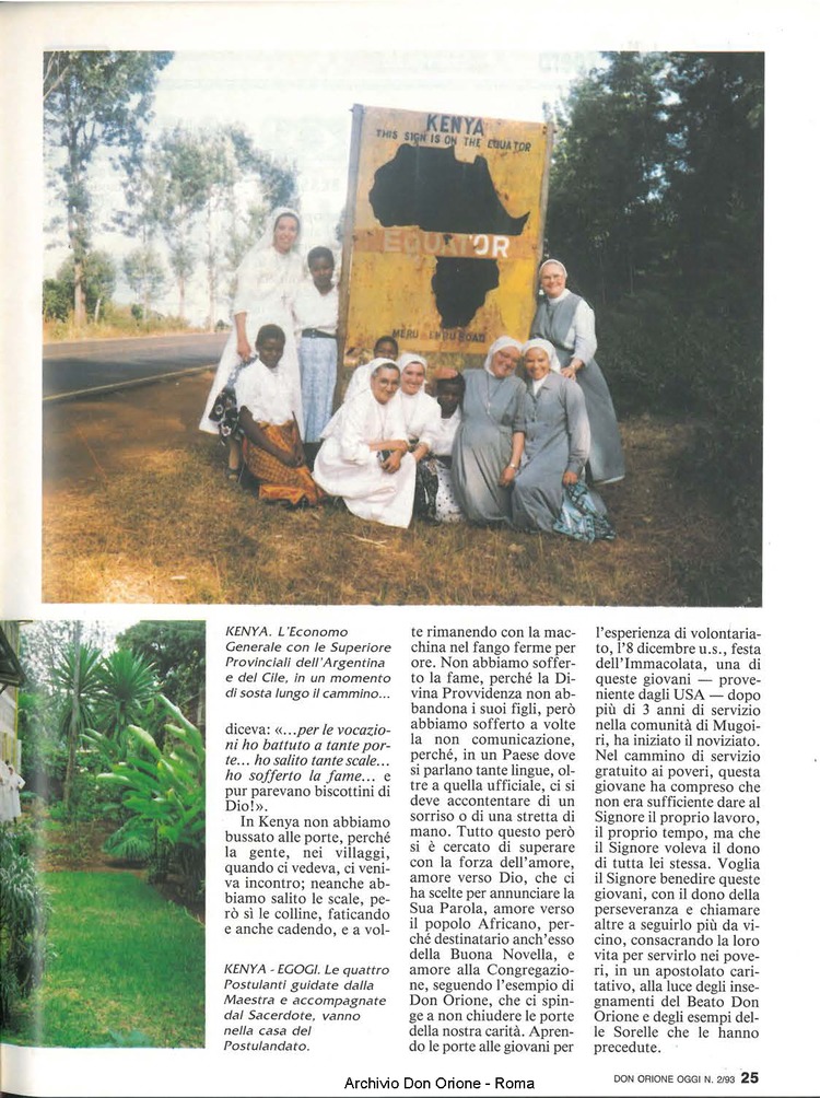 Don Orione oggi, 1993, 02, pagina 25