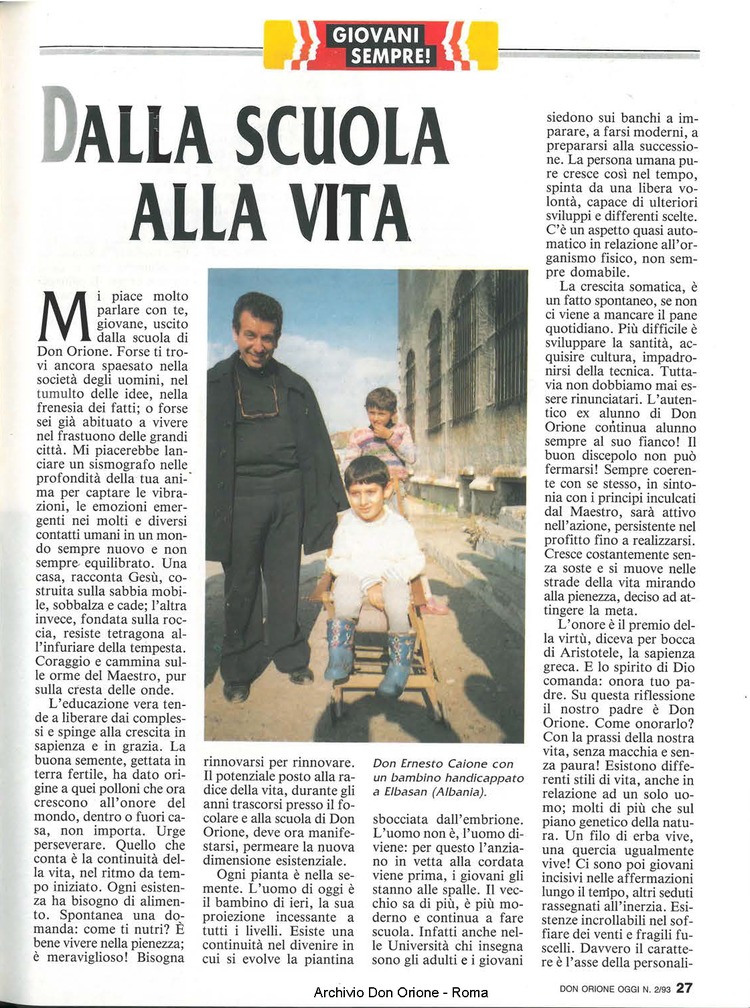 Don Orione oggi, 1993, 02, pagina 27