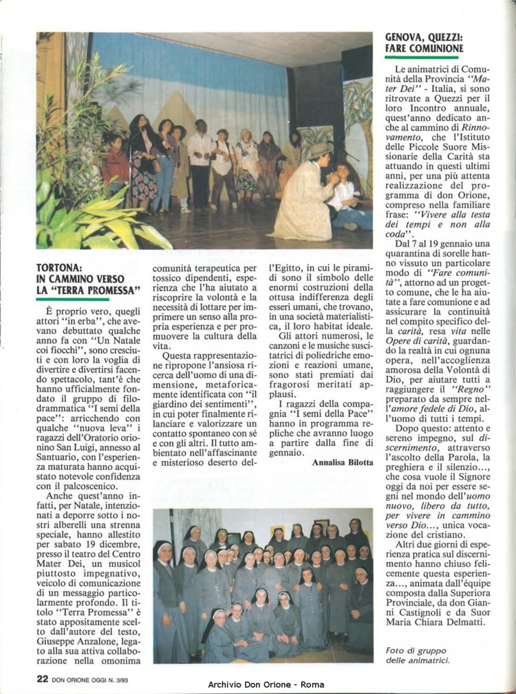 Don Orione oggi, 1993, 03, pagina 22