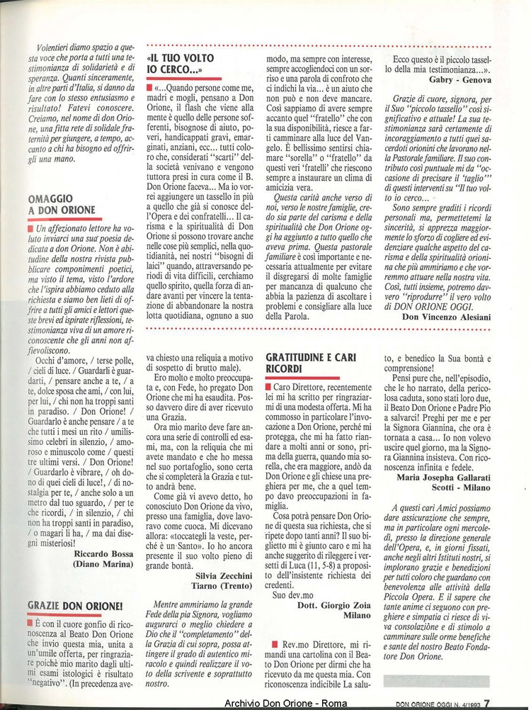 Don Orione oggi, 1993, 04, pagina 7