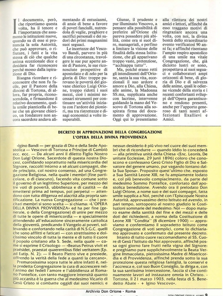 Don Orione oggi, 1993, 04, pagina 9