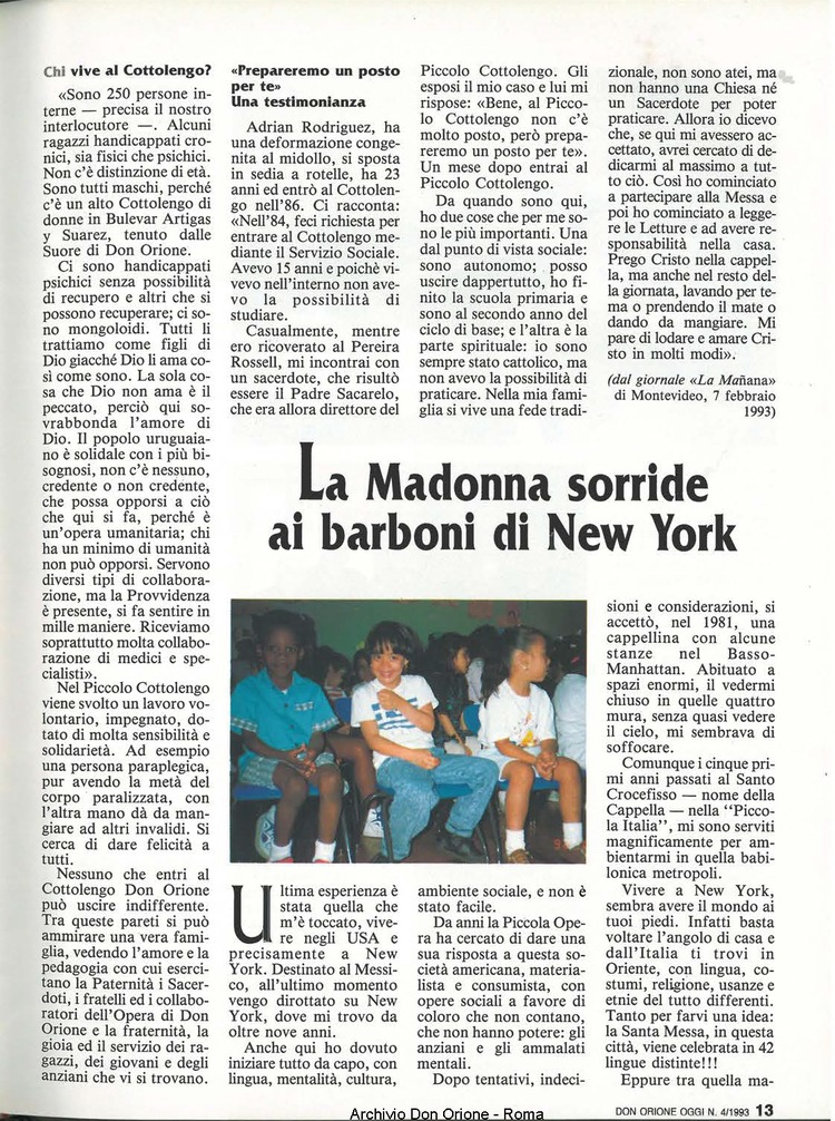 Don Orione oggi, 1993, 04, pagina 13
