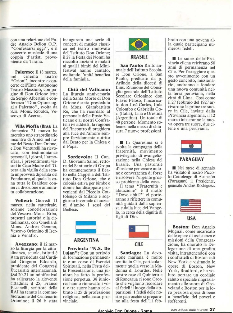 Don Orione oggi, 1993, 04, pagina 27