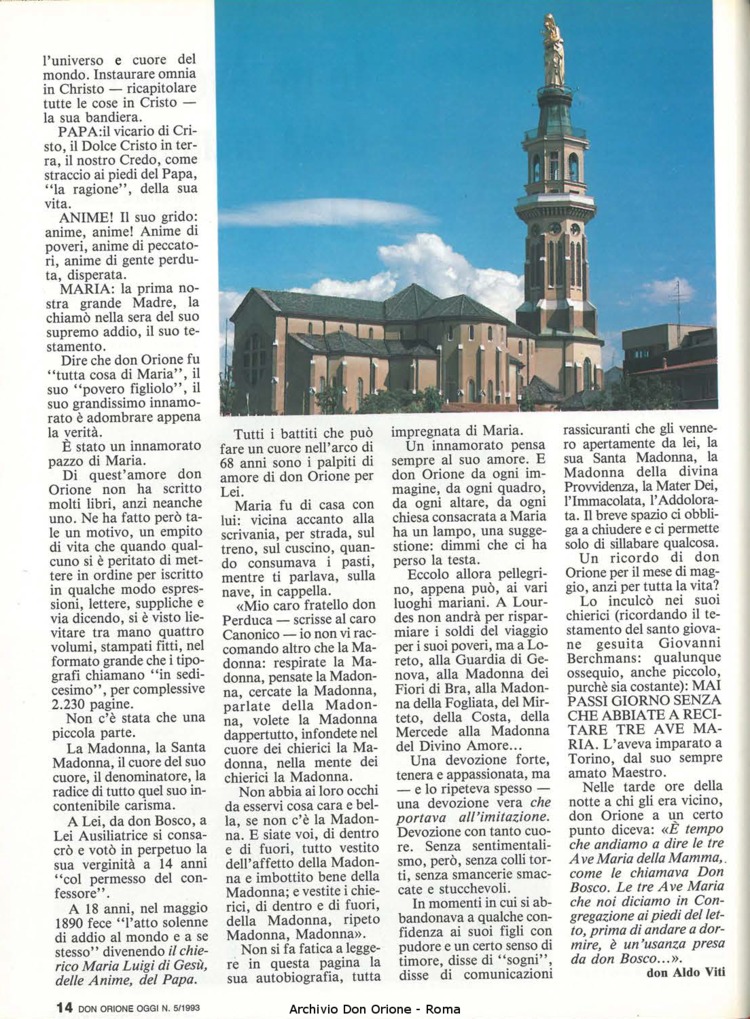 Don Orione oggi, 1993, 05, pagina 14