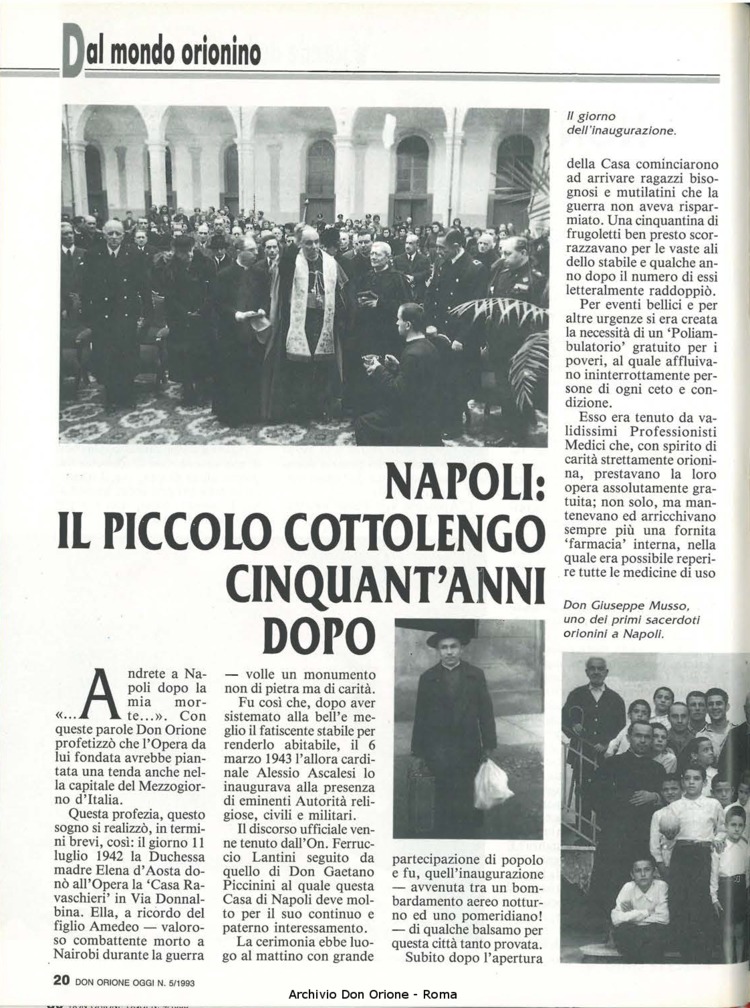 Don Orione oggi, 1993, 05, pagina 20