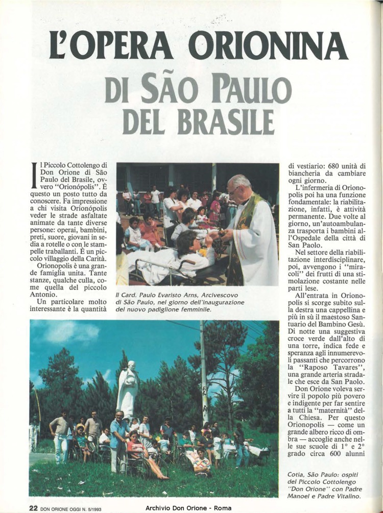 Don Orione oggi, 1993, 05, pagina 22