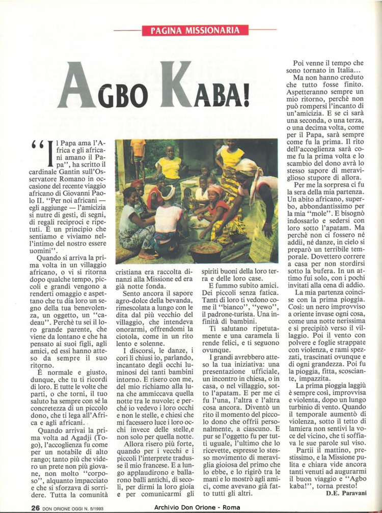 Don Orione oggi, 1993, 05, pagina 26