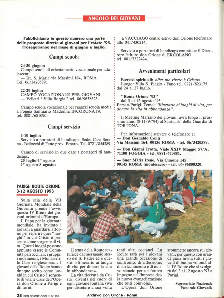 Don Orione oggi, 1993, 05, pagina 28