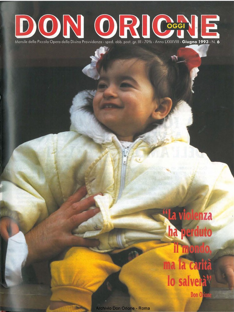 Don Orione oggi, 1993, 06, pagina 1