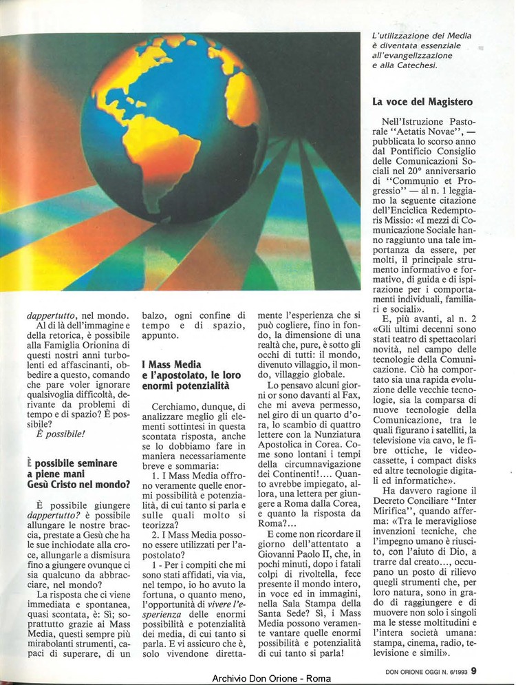 Don Orione oggi, 1993, 06, pagina 9