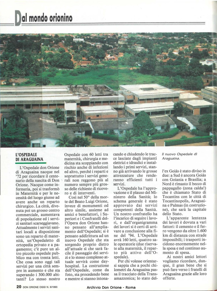 Don Orione oggi, 1993, 06, pagina 20