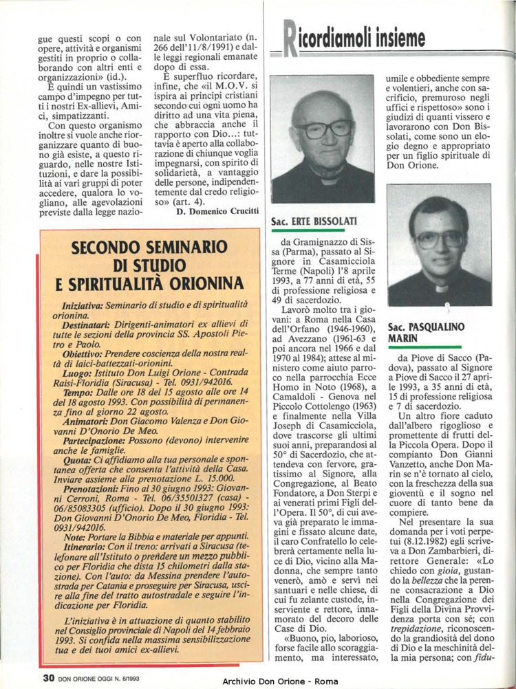 Don Orione oggi, 1993, 06, pagina 30