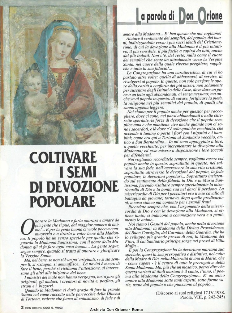 Don Orione oggi, 1993, 07, pagina 2