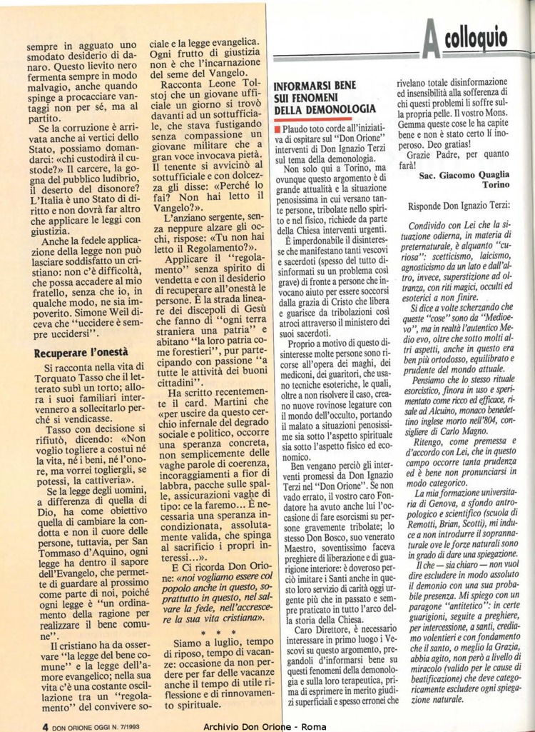 Don Orione oggi, 1993, 07, pagina 4